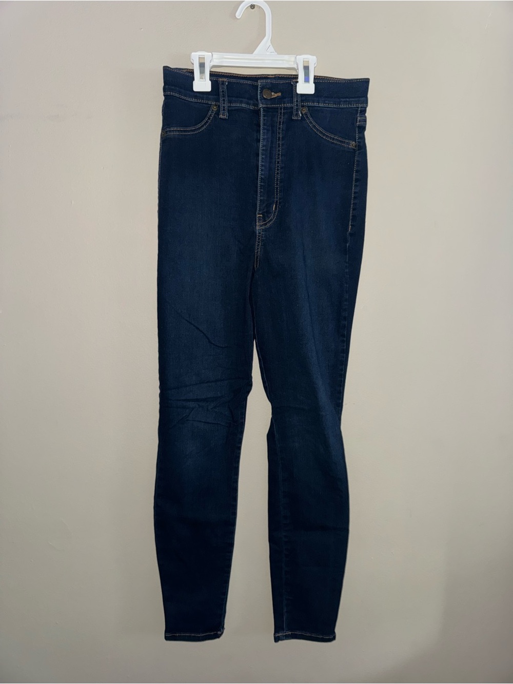 Fashion Nova Dark Indigo High-Rise Skinny Jeans